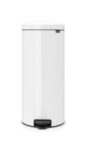 Brabantia Pedal Bin NewIcon, White, 30L
