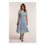 Brakeburn Nicoli Midi Dress – Blue