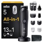 Braun Series 5 All-in-One Grooming Kit for Men, Black, 13-in-1, AIO5565 – Prime Members