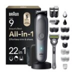 Braun Series 9 All-in-One Grooming Kit, 22-Piece, Grey