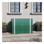 Breeins Outdoor 6x3Fts Metal Bike Storage Shed Green