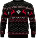 Bresdk Christmas Jumpers for Men Sweater Funny Xmas Party Festive Top