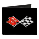 Buckle-down Mens Canvas Bifold Wallet, Corvette C3, 4×3.5