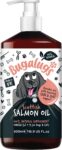 Bugalugs Scottish Salmon Oil For Dogs & Cats, Dog Supplement Support for Skin And Coat, Itchy Skin & Moulting, Omega 3 Fish Oil (Salmon, 500ml)