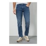 Burton Light Vintage Wash Stretch Slim Fit Jeans – Light Blue