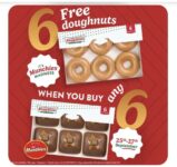 Buy Any 6 Doughnuts, Get Another 6 Free Via App – Instore and Delivery (Inc Uber Eats, Just Eat & Deliveroo) – Selected Accounts