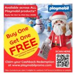 Buy One Get One Free on Playmobil Offer – Receipt Required