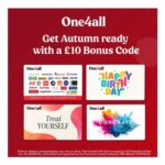 Buy a £120 One4all Gift Card & Get a £10 Bonus Code – Minimum Spend