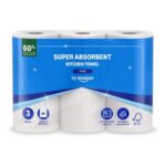 By Amazon Super Absorbent Kitchen Towel – 3 Rolls