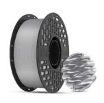 CAILAB PLA Silk 3D Printer Filament, Single Color – Silver