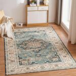 CHOSHOME Large Living Room Rug – 240X340CM Soft Short Pile Non Slip Carpet