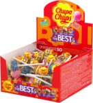 CHUPA CHUPS The Best Of Lollipop Box – 4 Classic Flavours – 50 Lollies