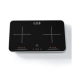 COOKNANO 2-Plate Induction Hob, Independent Control, 2800W, Timer