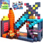 COOLJOYA Magnetic Blocks for Kids, Magnetic Building Blocks 54PCS