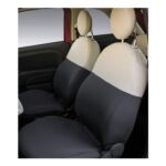 CORA Front Seat Covers for Fiat 500 07 > Grey/Cream