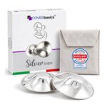 COVERbasics Silver Nipple Shields for Breastfeeding (Regular)