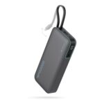 CUKTECH 45W 20000mAh Power Bank with Built-in USB-C Cable
