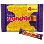 Cadbury Crunchie Milk Chocolate Bars, 4 x 32g (£1.42 / £1.27 max S&S)
