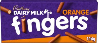Cadbury Dairy Milk Orange Fingers, 114 g (Pack of 1)