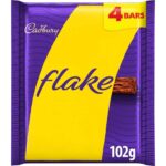 Cadbury Flake Chocolate Bar, 4 x 25.5 g (Pack of 1)