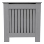 Caecus Vertical Slat Grey Radiator Cover 815 X 780 X 190mm