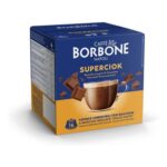 Caff Borbone SuperCiok Hot Chocolate Capsules, 64 (4×16) DolceGusto Compatible