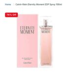 Calvin Klein Eternity Moment EDP Spray 100ml