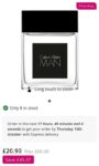 Calvin Klein Man EDT Spray 100ml