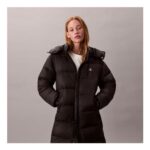 Calvin Klein Womens Essential Midweight Long Puffer Coat