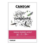 Canson Graduate Manga Marker Layout Pad A3 50 sheets /A4 for £6