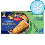 Captains Discoveries 2 Lightly Dusted Fish Fillets with Sea Salt and Rosemary 280g X 3 Clubcard Price