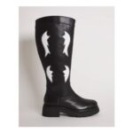 Caralynn Leather Western Knee High Boots – Mono