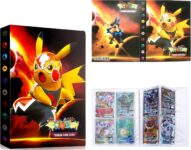 Card Binder for Pokemon 4 Pocket, Card Folder Album 30 Pages 240 Card, Trading Card Holder