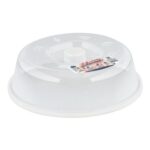CareProtect Microwave Plate Cover, Ventilated, BPA Free, Dishwasher Safe, White