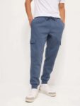 Cargo Cuffed Joggers Slate Blue / Stone Sizes S, XL, XXL, XXL Free C&C