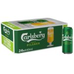 Carlsberg Danish Pilsner Lager Beer 24 x 440ml Cans (Clubcard Price)