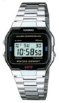 Casio Chronograph Silver Stainless Steel Watch A163WA-1QES (Free C&C)