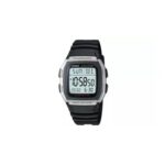 Casio Power LCD Digital Black Resin Strap Watch