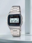 Casio Retro Classic Unisex Digital Steel Bracelet Watch (Brand New Boxed With Papers) A158WA-1YES Silver – Sold By Saving.point