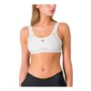 Castelli Rosso Corsa Bra White