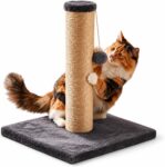 Cat Scratching Post with Plush Base, Stable Vertical Cat Scratch Tower