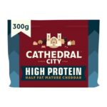 Cathedral City High Protein Half Fat Mature Cheddar Cheese 300g