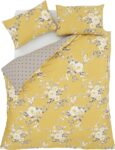 Catherine Lansfield Canterbury Easy Care King Duvet Set Ochre