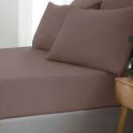 Catherine Lansfield So Soft Non-Iron Super King Fitted Sheet (Chocolate)