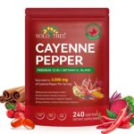 Cayenne Pepper Softgels Supplement, 240 Softgels with voucher Sold by uk-Huishop / FBA