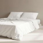 Certified Egyptian Cotton Rich Split King Fitted Sheets – Percale Sheets, Skin Friendly & Breathable