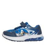 Character Boys Sonic Emboss Lights Boys Trainers Blue/Multi