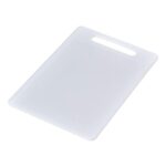 Chef Aid Large White Poly Chopping Board, Anti-Slip, 40x30x0.4 Cm