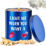 Christmas Funny Gifts for Him Men,9OZ Candles,Secret Santa Gifts for Men