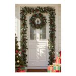 Christmas Garland with LED Light String – 270cm